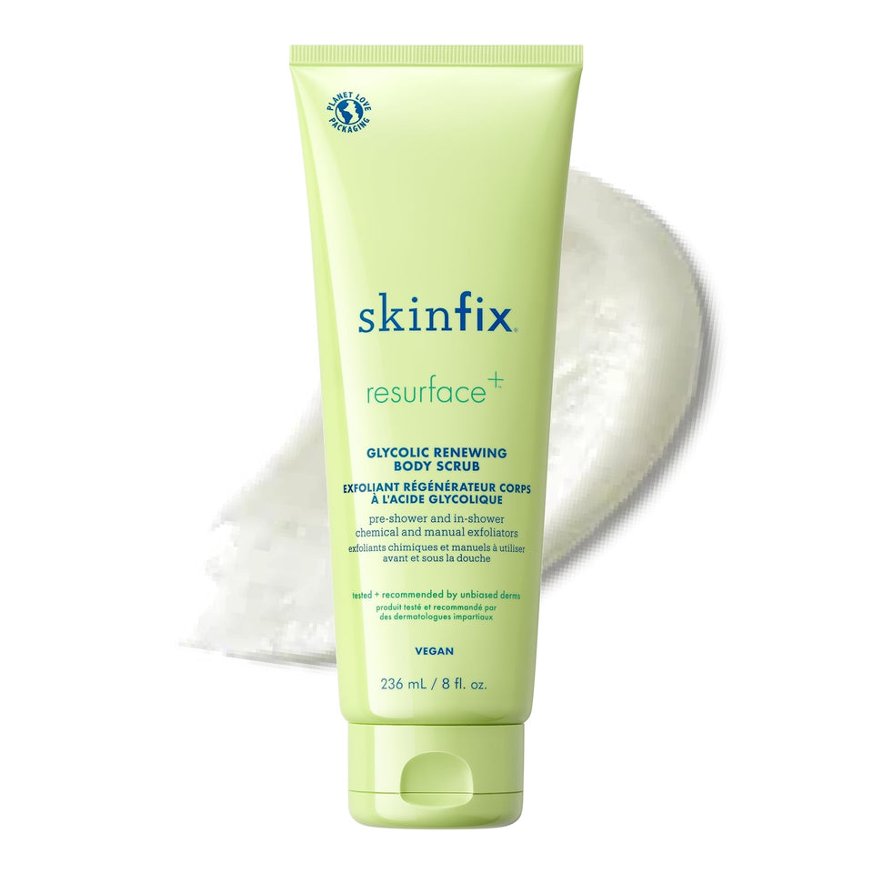 Skinfix jar front view showing label and size with clear product benefits
