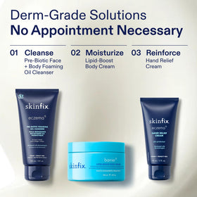 Skinfix moisturized hands in lifestyle shot, conveys softer, more comfortable skin