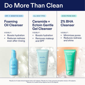 Skinfix label close-up reading fragrance-free and vegan claims