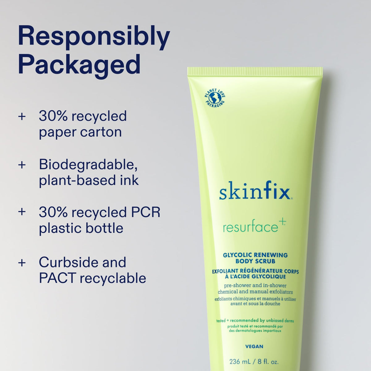 Skinfix tub on bathroom counter in lifestyle scene suggesting routine use