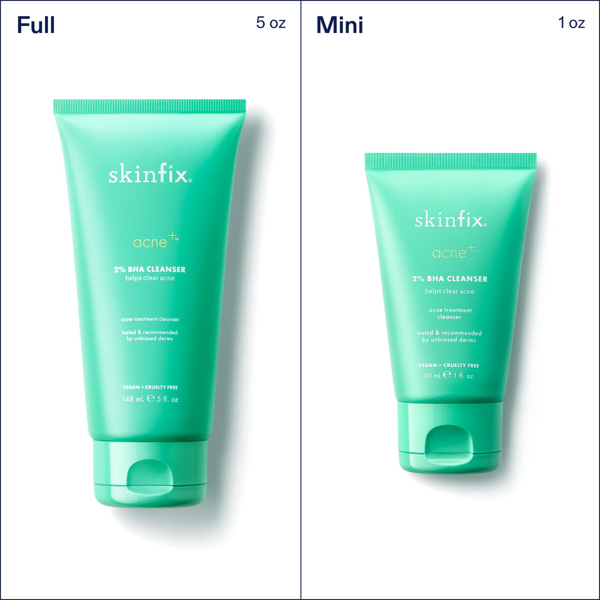 Skinfix on bathroom shelf styled for everyday skincare convenience