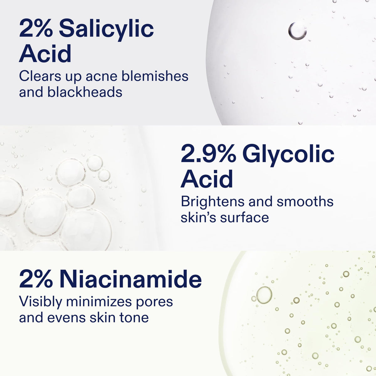 Skinfix being applied to face showing targeted cleansing benefit