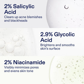 Skinfix being applied to face showing targeted cleansing benefit
