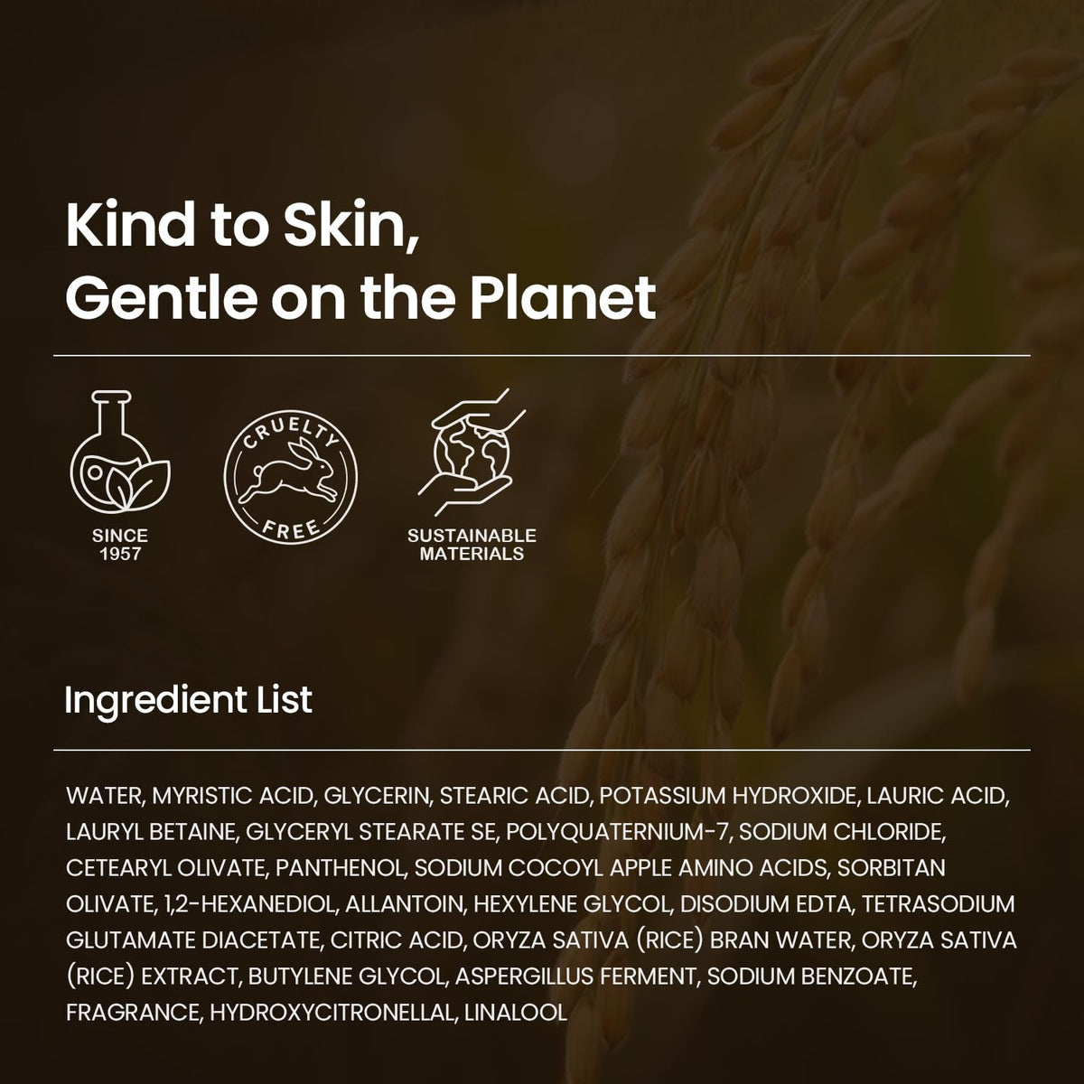 SKINFOOD skin close-up after rinse showing smoother, refreshed appearance