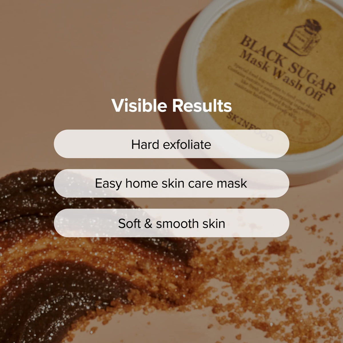 SKINFOOD 1957 rinsing mask with water showing easy wash-off