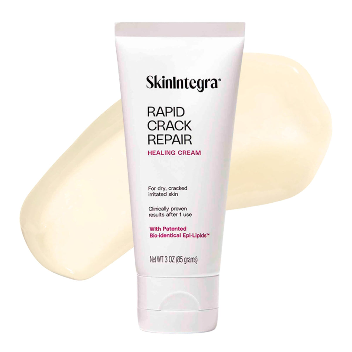 SkinIntegra front packaging shows 3 oz tube and product name for clear identification and trust
