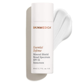SkinMedica front packaging showing product and SPF benefit