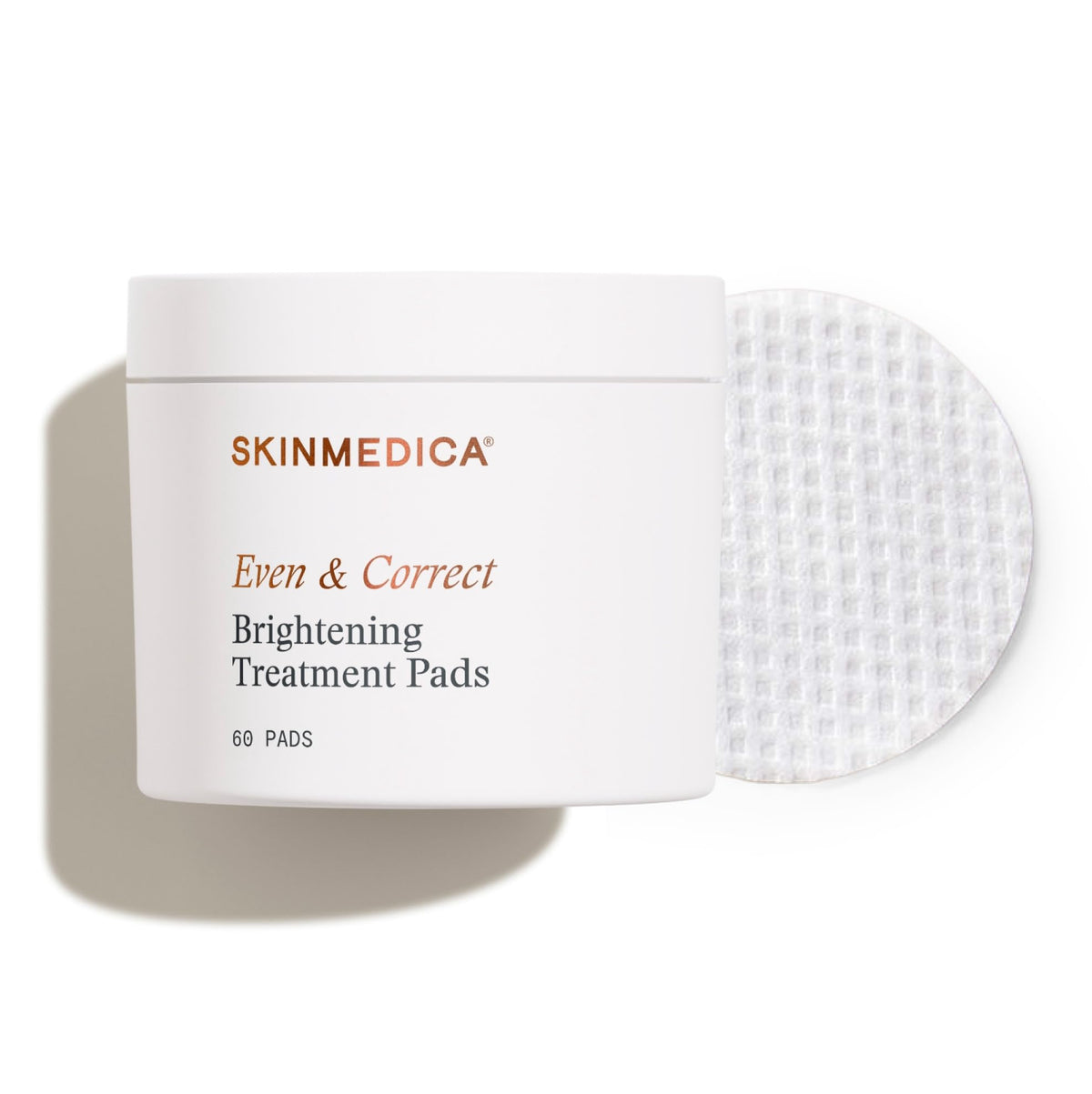 SkinMedica tub front view showing product branding and count benefit