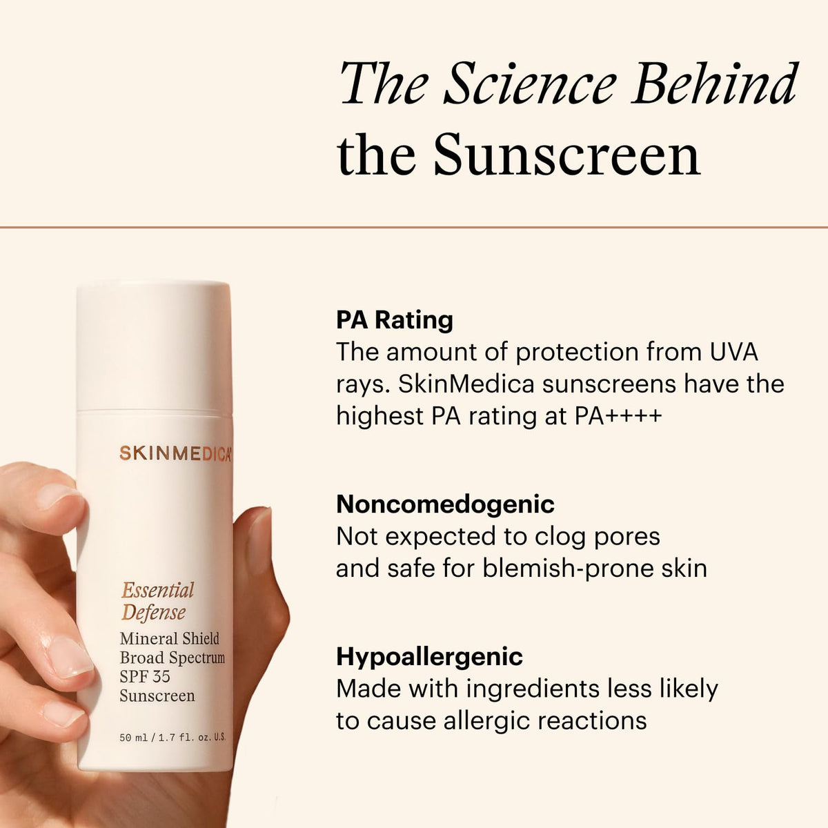 SkinMedica label close-up showing ingredient clarity and safety