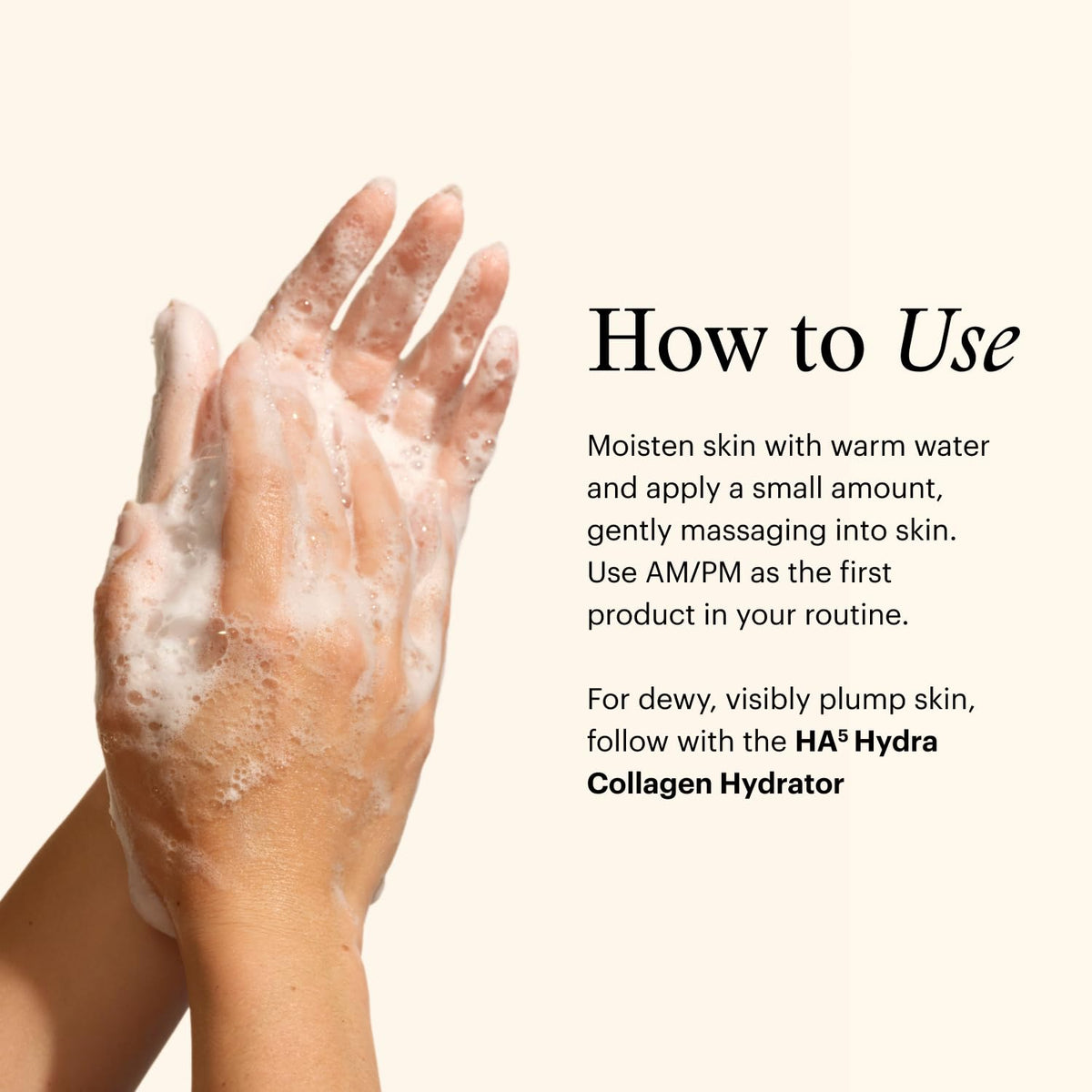 SkinMedica ingredients label closeup highlighting HA5 Hydra Collagen and amino acids
