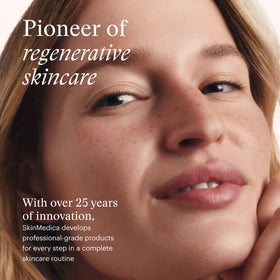 SkinMedica jar back label showing ingredients list for ingredient-conscious buyers