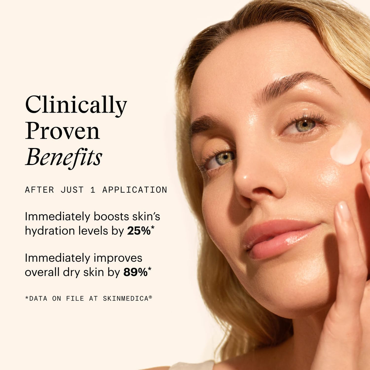 SkinMedica jar beside hydrator serum showing layering pairing