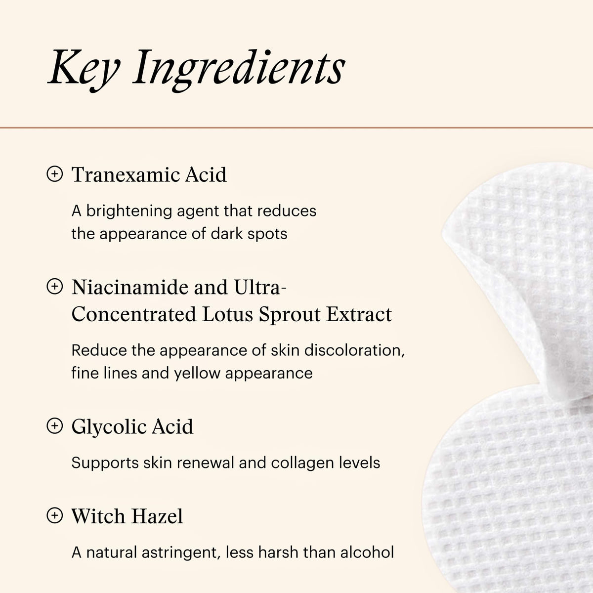 Person using SkinMedica pad on face showing exfoliation step benefit