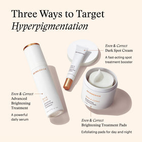 Lifestyle bathroom scene with SkinMedica pads near mirror for daily routine