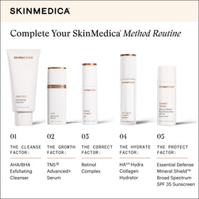 SkinMedica product in clinic setting suggesting professional-grade formulation confidence