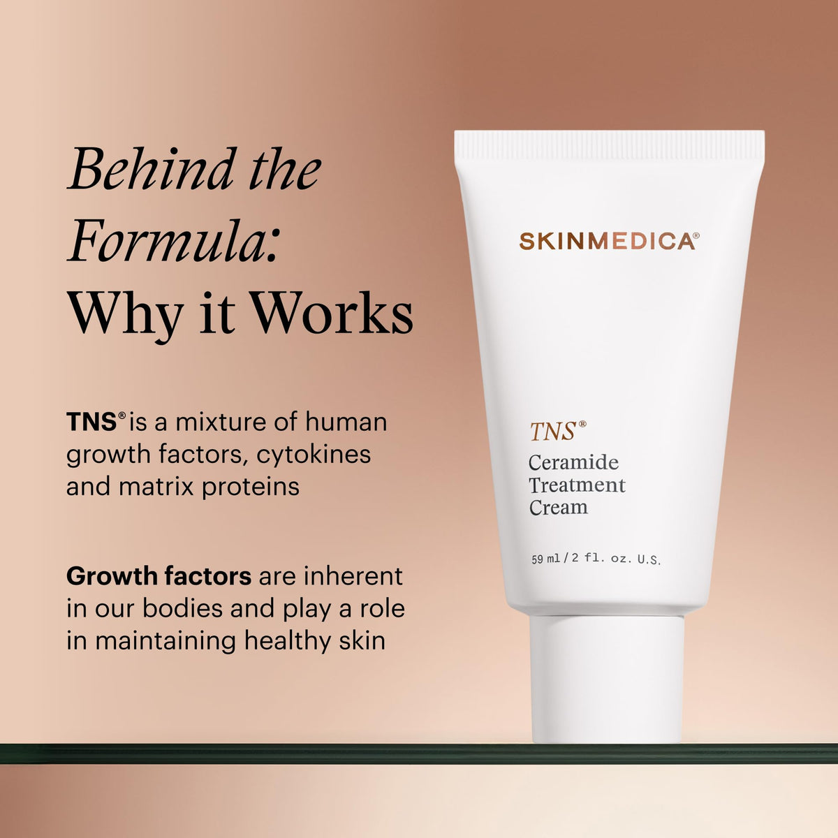SkinMedica jar label close-up showing directions and ingredient reassurance