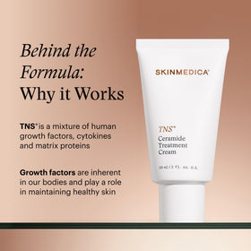 SkinMedica jar label close-up showing directions and ingredient reassurance