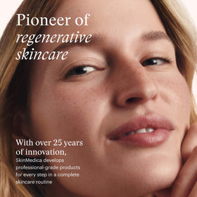 SkinMedica in a nighttime routine setting highlighting restorative hydration