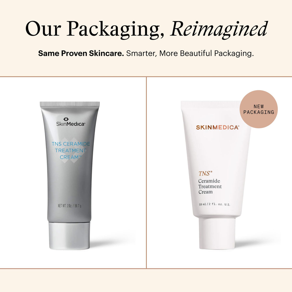 SkinMedica open jar with cream texture highlighting rich hydration