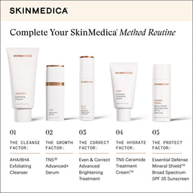 SkinMedica used after facial procedure to show soothing recovery benefit