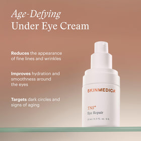 SkinMedica active ingredient pipette highlighting peptide and vitamin formulation benefits