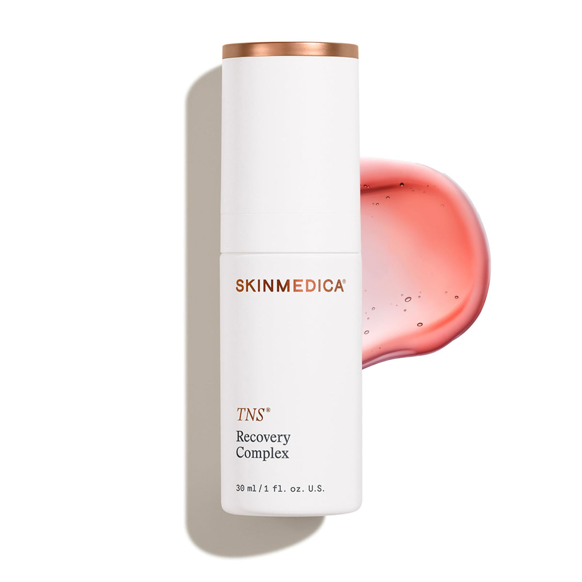 SkinMedica TNS Recovery Complex front jar view showing clinical packaging and convenience