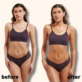 Skinny Tan pump dispensing lotion, demonstrates easy, mess-free application