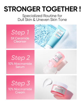 SKINTIFIC applied on cheek before and after to show more even tone