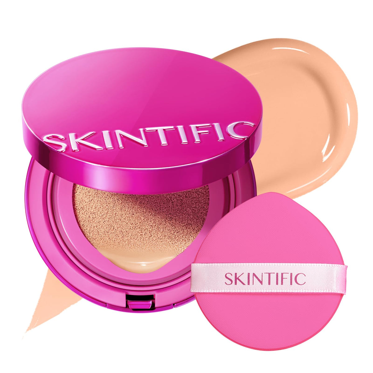 SKINTIFIC front compact showing sleek packaging and portable convenience