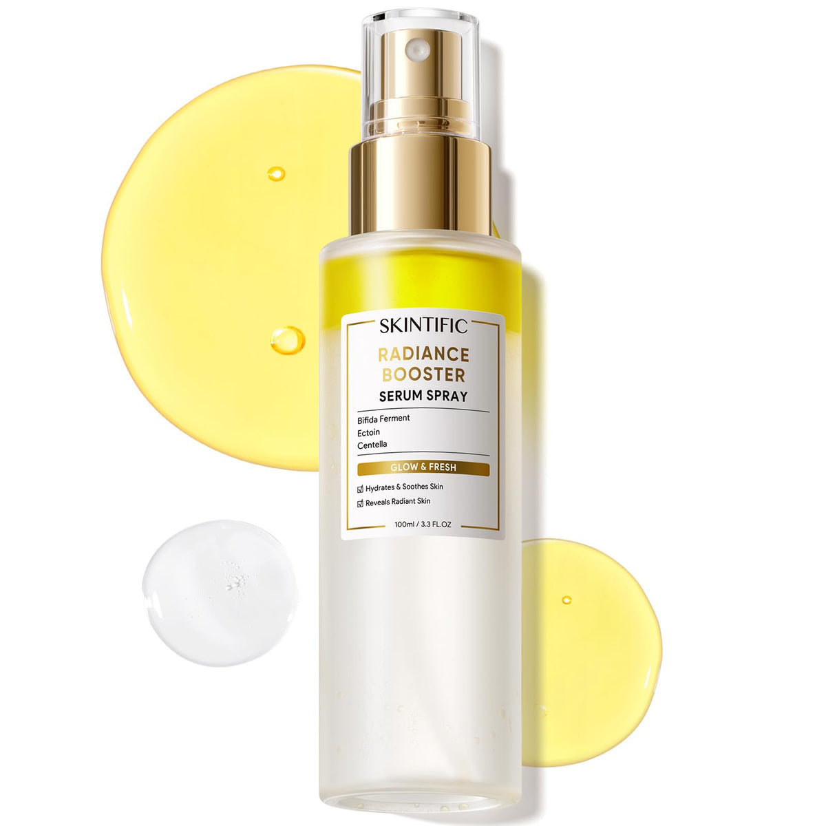 SKINTIFIC front packaging showing bottle and branding for easy identification and trust