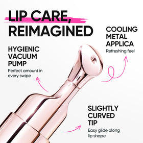 SKINTIFIC lip serum worn on model demonstrating glossy natural finish