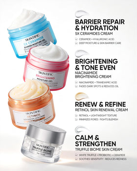 SKINTIFIC used under makeup as a smooth base for improved radiance