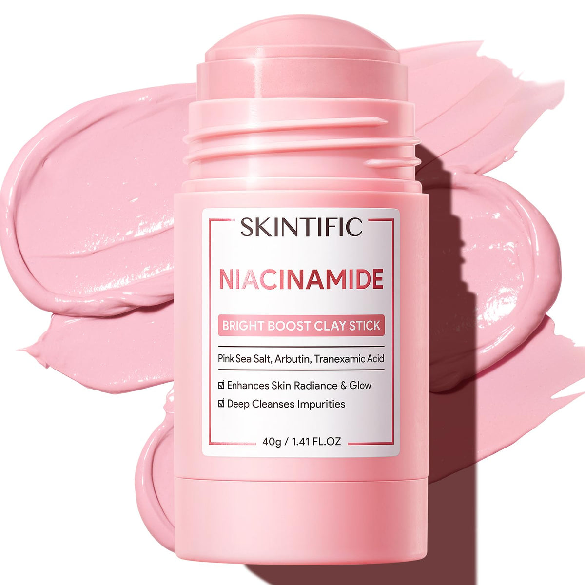 SKINTIFIC mask stick front packaging showing compact travel-friendly design