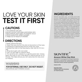 SKINTIFIC twist-up mechanism detail for hygienic, mess-free application benefit