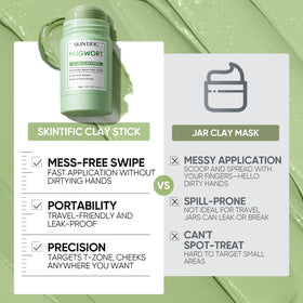 SKINTIFIC rinsing wash-off step, shows easy removal and clean finish
