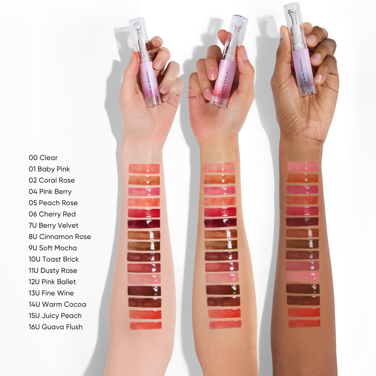 SKINTIFIC in a lifestyle scene with rose for subtle color inspiration