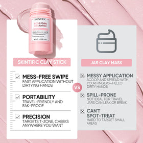 SKINTIFIC on bathroom vanity in lifestyle scene promoting daily routine ease