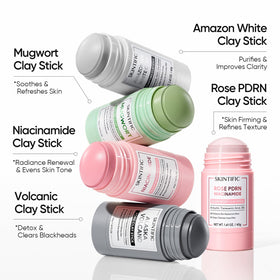 SKINTIFIC flatlay with roses communicating soothing botanical aesthetic