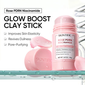 SKINTIFIC close-up of clay texture highlighting hydrating, smooth formula