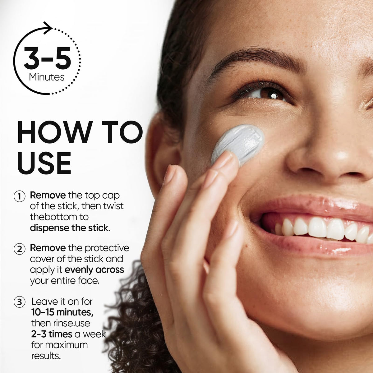 SKINTIFIC mask stick with ceramide cream illustrating post-mask hydration benefit