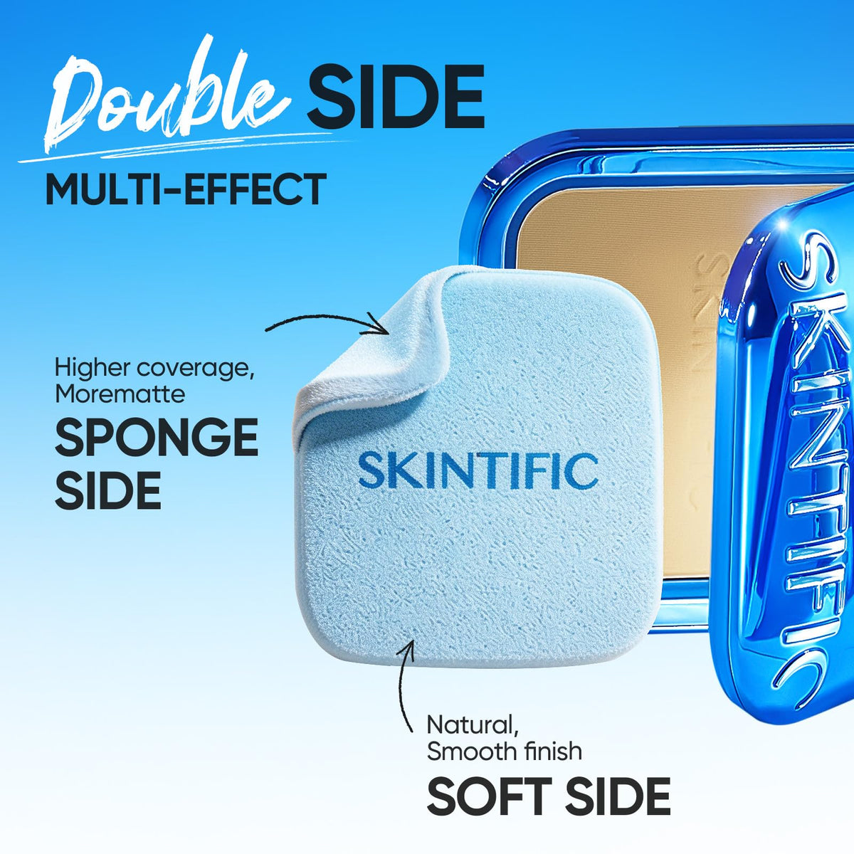 SKINTIFIC ingredients label close-up highlighting Ectoin and Squalane skin-support benefit