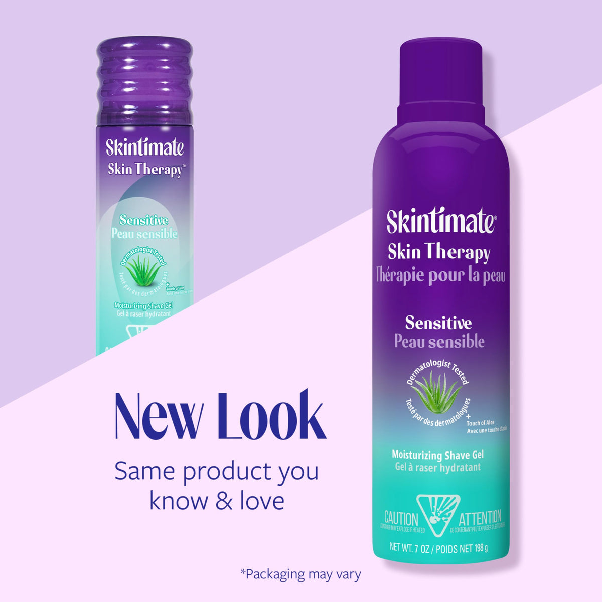 Skintimate bikini area precision shave illustrating gentle protection