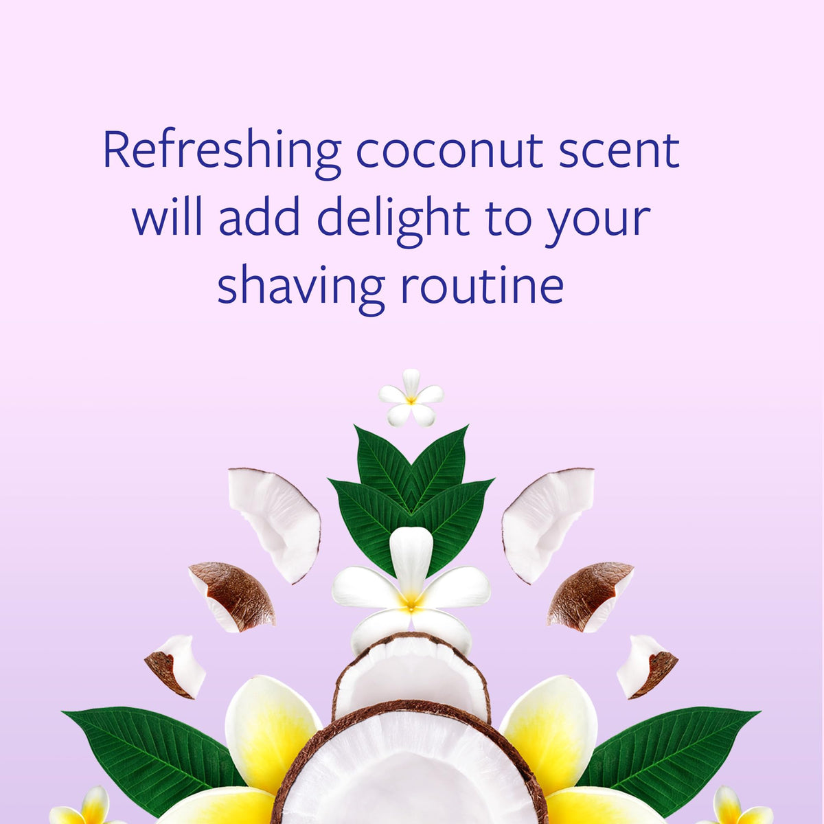Skintimate creamy foam texture demonstrating smooth razor glide benefit
