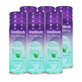 Skintimate front can 7 oz showing label and lotionized shave gel benefits