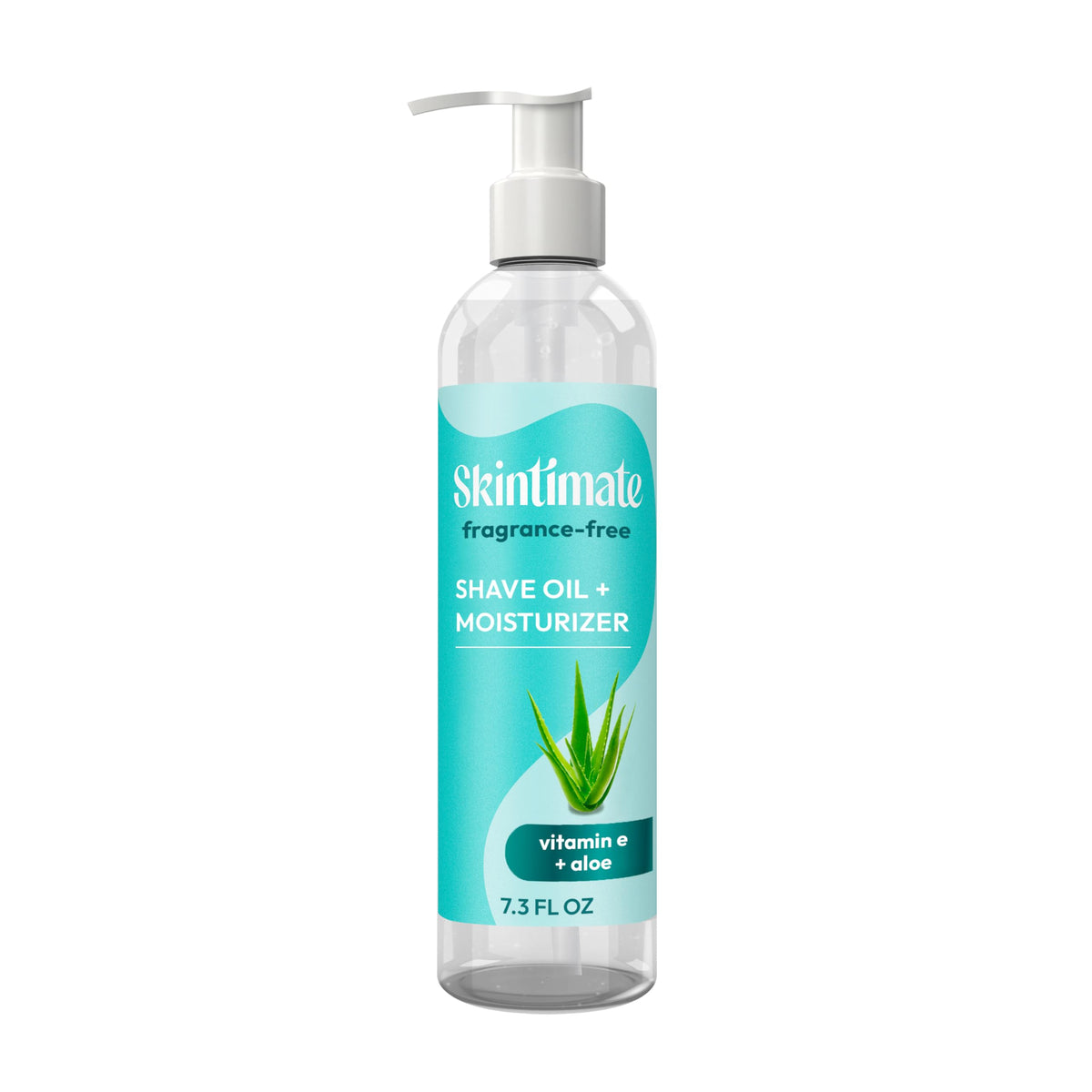 Skintimate front packaging bottle showing size and fragrance-free benefit