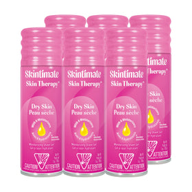 Skintimate front packaging showing label and 6-pack benefit for confident shaving