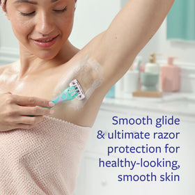 Skintimate aloe vitamin E and olive butter ingredients for hydration
