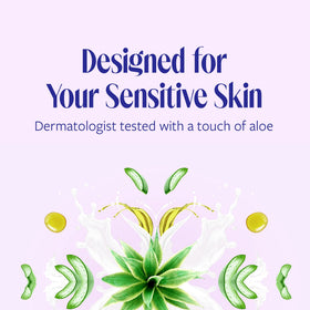 Skintimate product label with ingredients view for sensitive skin reassurance