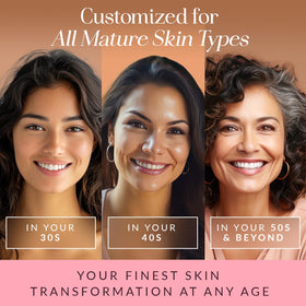 SKINWIT cream applied under eye to reduce puffiness visibly
