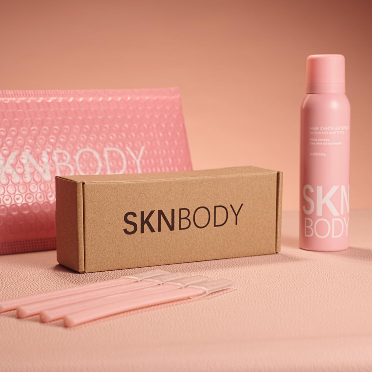 SKNBODY lifestyle bathroom vanity staged for daily skincare routine